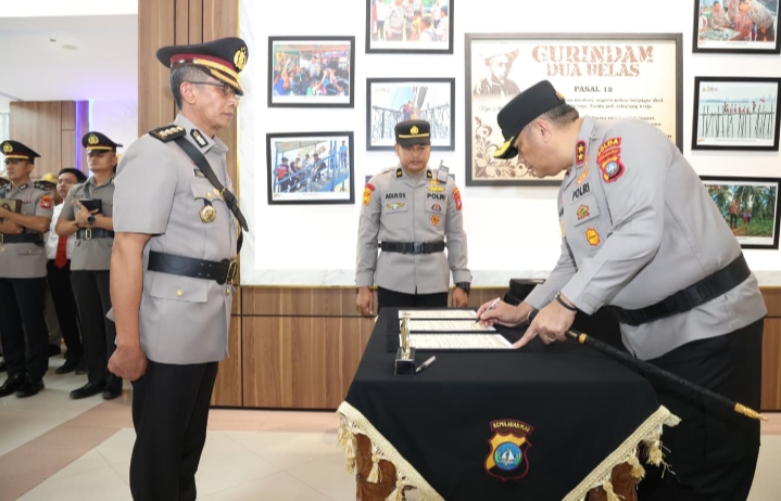 Kapolda Kepri Pimpin Sertijab dan Pelantikan Sejumlah Pejabat Utama Polda Kepri
