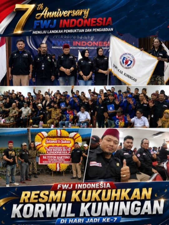 FWJ Indonesia Kukuhkan Korwil Kuningan di Jakarta, Siap Perkuat Pengabdian untuk Dunia Pers