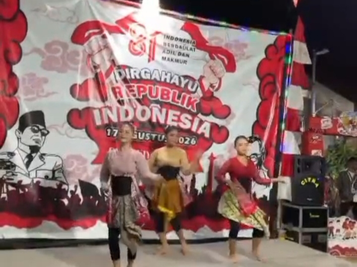 Semarak Pentas Seni Putra-Putri Meriahkan Malam Puncak HUT Ke-81 RI di Cimone, Karawaci, Kota Tangerang
