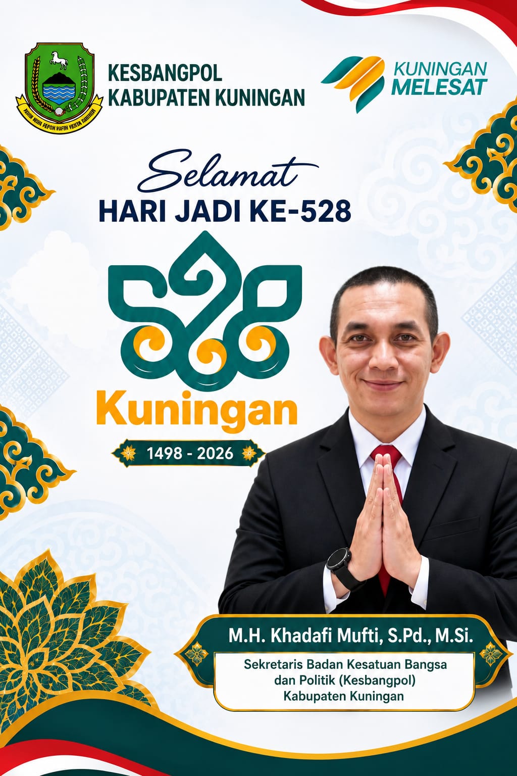 Peringati Hari Jadi Kuningan ke-528, Kesbangpol Ajak Masyarakat Perkuat Persatuan dan Kondusivitas Daerah