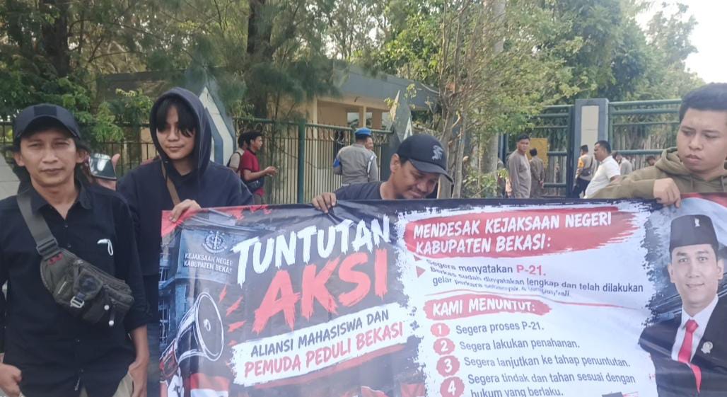 Forda, Mahasiswa, dan Masyarakat Desak Kejari Kabupaten Bekasi Beri Kepastian Hukum Perkara Oknum Dewan PDI-P